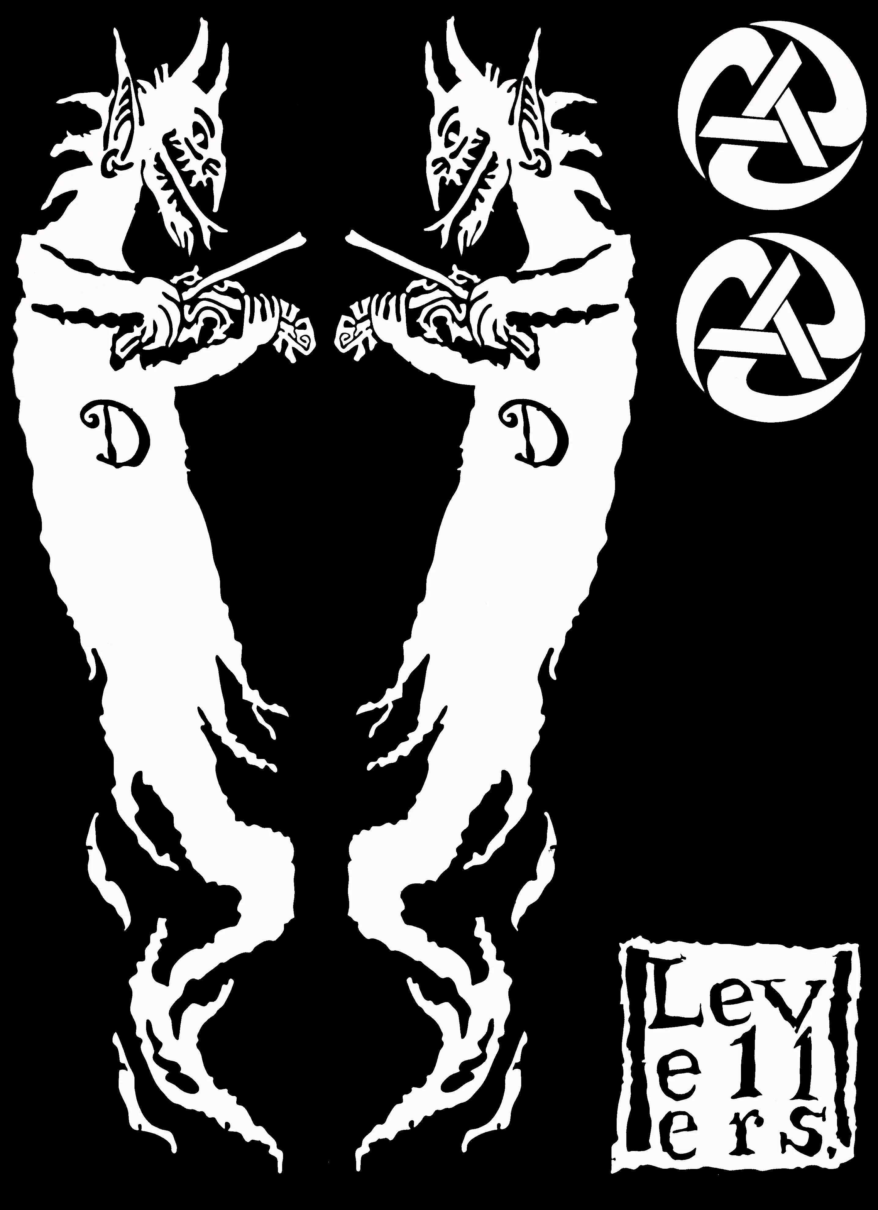 Levellers Vehicle Decals Set - Devil Fiddler, Logo, Rolling A - Image 3
